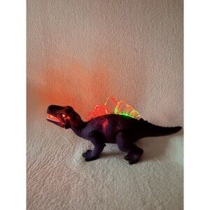 LED Light Up Walking And Roaring Purple Dinosaur Toy By Windy City Novelties